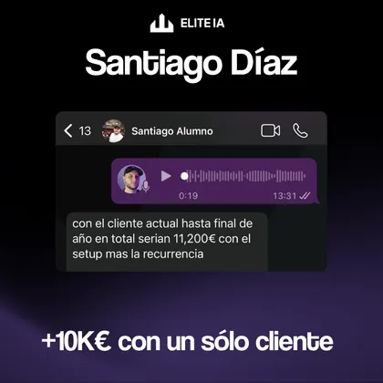 Santiago Díaz shares his forecast for a client project.